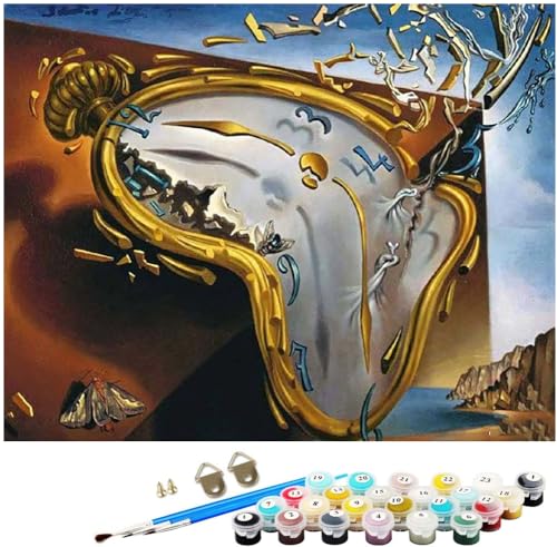 Malen Nach Zahlen Für Anfänger Erwachsene Set Berühmte Gemälde Salvador Dali - Spanischer Surrealistischer Maler,Malen Nach Zahlen Auf Leinwand Landschaft Für Kinder,40X50Cm,A8 Malen Nach Zahlen Für Anfänger Erwachsene Set Berühmte Gemälde Salvador Dali - Spanischer Surrealistischer Maler,Malen Nach Zahlen Auf Leinwand Landschaft Für Kinder,40X50Cm,A8 von ZHXXFD