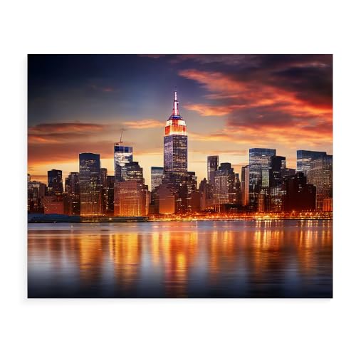 Malen Nach Zahlen Landschaft New York Mit Rahmen 40X50Cm Diy Malen Nach Zahlen Erwachsene Groß Leinwand Set,Malen Nach Zahlen Acryl Kinder,A17 Malen Nach Zahlen Landschaft New York Mit Rahmen 40X50Cm Diy Malen Nach Zahlen Erwachsene Groß Leinwand Set,Malen Nach Zahlen Acryl Kinder,A17 von ZHXXFD