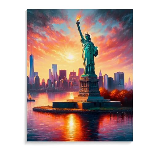 Malen Nach Zahlen Landschaft New York Mit Rahmen 40X50Cm Diy Malen Nach Zahlen Erwachsene Groß Leinwand Set,Malen Nach Zahlen Acryl Kinder,A25 Malen Nach Zahlen Landschaft New York Mit Rahmen 40X50Cm Diy Malen Nach Zahlen Erwachsene Groß Leinwand Set,Malen Nach Zahlen Acryl Kinder,A25 von ZHXXFD