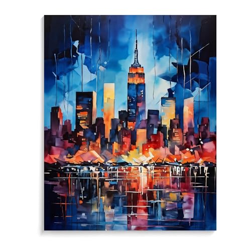 Malen Nach Zahlen Landschaft New York Mit Rahmen 40X50Cm Diy Malen Nach Zahlen Erwachsene Groß Leinwand Set,Malen Nach Zahlen Acryl Kinder,A29 Malen Nach Zahlen Landschaft New York Mit Rahmen 40X50Cm Diy Malen Nach Zahlen Erwachsene Groß Leinwand Set,Malen Nach Zahlen Acryl Kinder,A29 von ZHXXFD