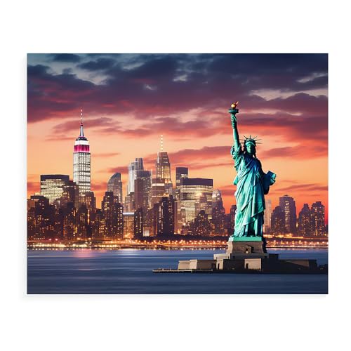 Malen Nach Zahlen Landschaft New York Ohne Rahmen 40X50Cm Diy Malen Nach Zahlen Erwachsene Groß Leinwand Set,Malen Nach Zahlen Acryl Kinder,A12 Malen Nach Zahlen Landschaft New York Ohne Rahmen 40X50Cm Diy Malen Nach Zahlen Erwachsene Groß Leinwand Set,Malen Nach Zahlen Acryl Kinder,A12 von ZHXXFD
