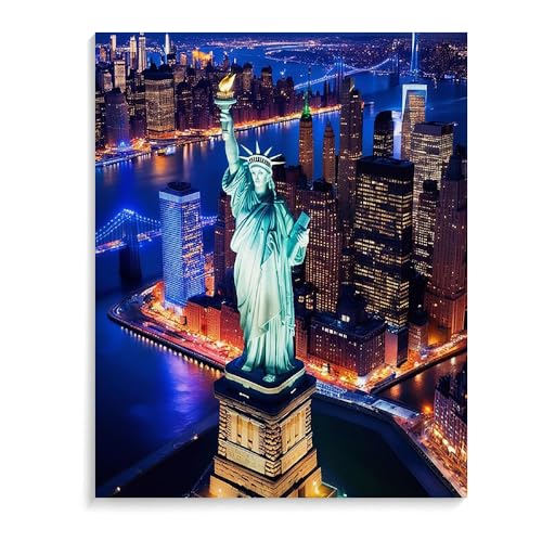 Malen Nach Zahlen Landschaft New York Ohne Rahmen 40X50Cm Diy Malen Nach Zahlen Erwachsene Groß Leinwand Set,Malen Nach Zahlen Acryl Kinder,A22 Malen Nach Zahlen Landschaft New York Ohne Rahmen 40X50Cm Diy Malen Nach Zahlen Erwachsene Groß Leinwand Set,Malen Nach Zahlen Acryl Kinder,A22 von ZHXXFD