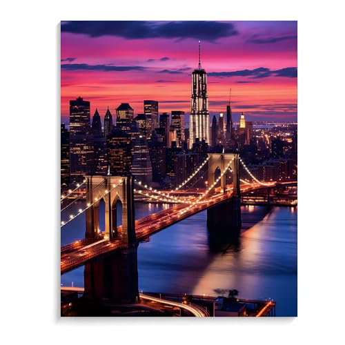 Malen Nach Zahlen Landschaft New York Ohne Rahmen 40X50Cm Diy Malen Nach Zahlen Erwachsene Groß Leinwand Set,Malen Nach Zahlen Acryl Kinder,A30 Malen Nach Zahlen Landschaft New York Ohne Rahmen 40X50Cm Diy Malen Nach Zahlen Erwachsene Groß Leinwand Set,Malen Nach Zahlen Acryl Kinder,A30 von ZHXXFD