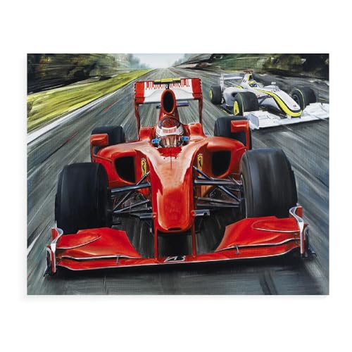 Malen Nach Zahlen Sportwagen Ohne Rahmen 40X50Cm Diy Malen Nach Zahlen Erwachsene Auto Groß Leinwand Set,Malen Nach Zahlen Acryl Kinder,A4 von ZHXXFD