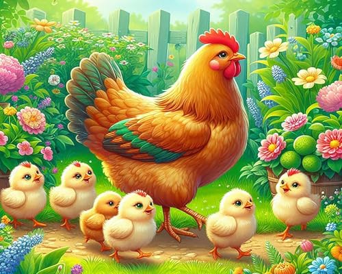 ZHXXFD Diamond Painting Bilder Nutztiere Huhn 50X60 5D DIY Full Drill Diamant Malerei Set Erwachsene Kinder Groß XXL Bilder Hahn Henne Runde Steine,Diamant Kreuzstich Stickerei Mosaik Kits,B3 ZHXXFD Diamond Painting Bilder Nutztiere Huhn 50X60 5D DIY Full Drill Diamant Malerei Set Erwachsene Kinder Groß XXL Bilder Hahn Henne Runde Steine,Diamant Kreuzstich Stickerei Mosaik Kits,B3 von ZHXXFD