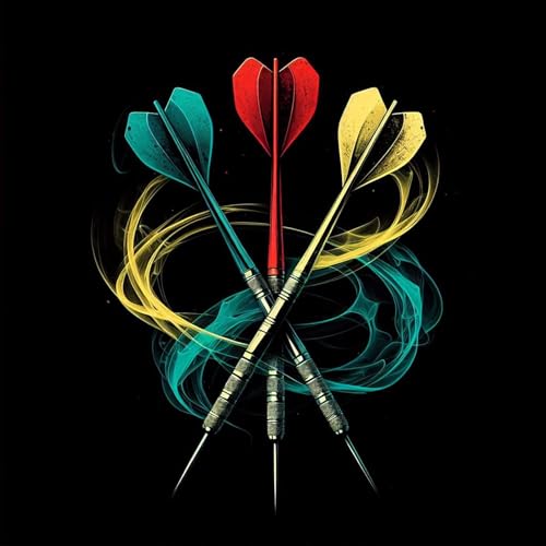 ZHXXFD Diamond Painting Erwachsene Groß Xxl Wasser und Feuer Darts Game 50x50 Diamant Painting Bilder Kinder,5D Diy Diamant Malerei Kunst Set Full Rund Steine,M004 von ZHXXFD