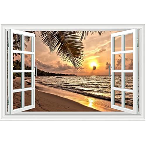 ZHXXFD Diamond Painting Erwachsene Kinder Landschaft Full 5D Diamant Painting Bilder Groß Strand 55X80 Diamant Malerei Set Strass Rund Stickerei Kreuzstich-Mosaik Art,A7 von ZHXXFD