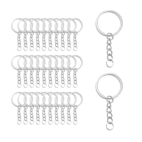 1er Pack 100 Stück Schlüsselanhänger Ringe 25 Millimeter Schlüsselanhänger Zum Basteln Basteln Set Passend für Schlüssel Aufhängen DIY 1er Pack 100 Stück Schlüsselanhänger Ringe 25 Millimeter Schlüsselanhänger Zum Basteln Basteln Set Passend für Schlüssel Aufhängen DIY von ZHYTUAL
