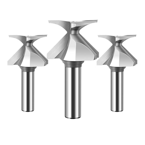 ZHaotn 1/2 Zoll-1/4 Zoll-6 mm-12 mm Schaft Bogenbiegen Integriertes Messer Formmesser R18/30/50 Router Bits for Holztür/Wandschrank ZHaotn 1/2 Zoll-1/4 Zoll-6 mm-12 mm Schaft Bogenbiegen Integriertes Messer Formmesser R18/30/50 Router Bits for Holztür/Wandschrank von ZHaotn