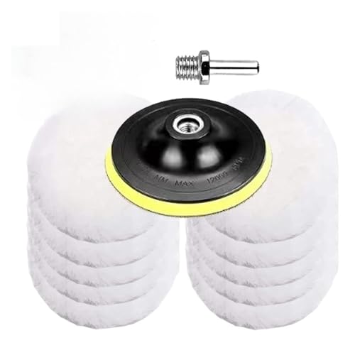 ZHaotn 1-22 Stück 3-7 Zoll Wollfilz-Polierpad M14 Polierpads for Felgen, Autopolitur, Glasfliesen, Edelstahl, Kratzerreparaturwerkzeuge ZHaotn 1-22 Stück 3-7 Zoll Wollfilz-Polierpad M14 Polierpads for Felgen, Autopolitur, Glasfliesen, Edelstahl, Kratzerreparaturwerkzeuge von ZHaotn