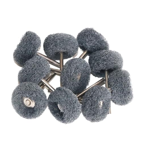ZHaotn 1 Zoll Wollfilz-Schleifkopf-Schleifpolierscheibe 2,35/3 mm Schaft Baumwollfaden-Polier-Minibürste ZHaotn 1 Zoll Wollfilz-Schleifkopf-Schleifpolierscheibe 2,35/3 mm Schaft Baumwollfaden-Polier-Minibürste von ZHaotn