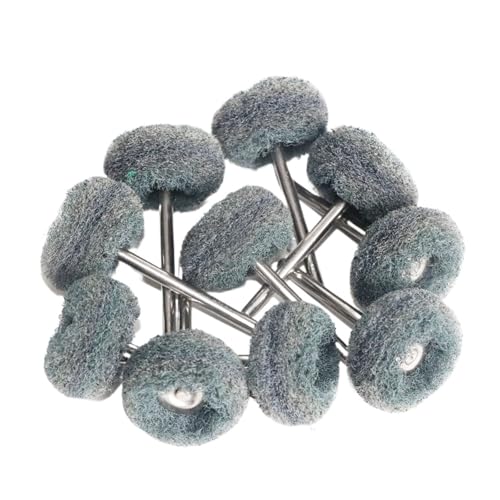 ZHaotn 1 Zoll Wollfilz-Schleifkopf-Schleifpolierscheibe 2,35/3 mm Schaft Baumwollfaden-Polier-Minibürste von ZHaotn