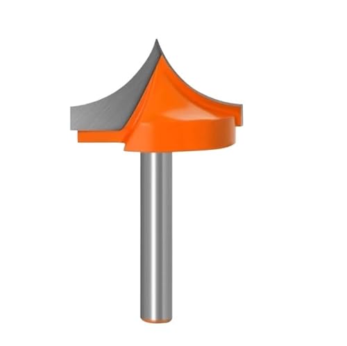 ZHaotn 1 stück 6mm Schaft CNC Werkzeuge Vollhartmetall Rundkopffräser Rundspitze Cut Bit Shaker Cutter Werkzeuge for Die Holzbearbeitung von ZHaotn