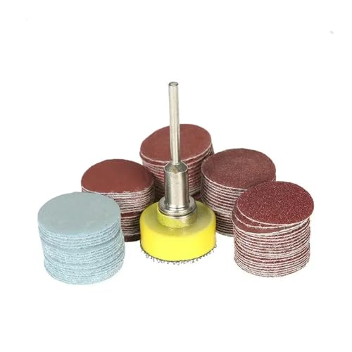 ZHaotn 100 Stück 1 Zoll 25 mm Schleifscheiben Pad 100-3000 Körnung Schleifpolierpad Kit for Drehwerkzeug Schleifpapier Zubehör ZHaotn 100 Stück 1 Zoll 25 mm Schleifscheiben Pad 100-3000 Körnung Schleifpolierpad Kit for Drehwerkzeug Schleifpapier Zubehör von ZHaotn