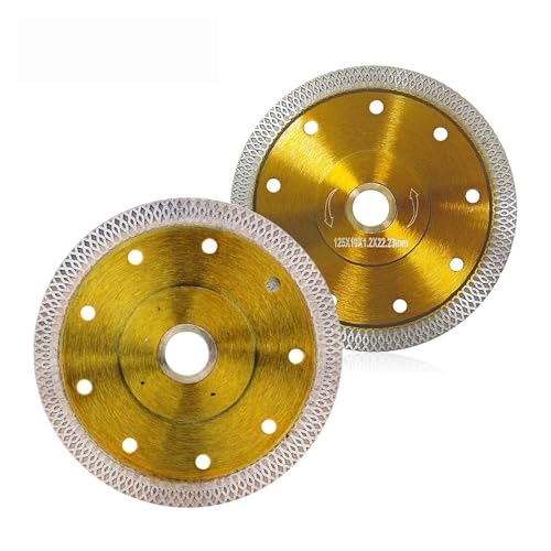 ZHaotn 125 mm superdünne Fliesenklinge, Diamant-Schneidklinge for Porzellan und Keramik for Schneiden von Keramik- oder Porzellanfliesen von ZHaotn