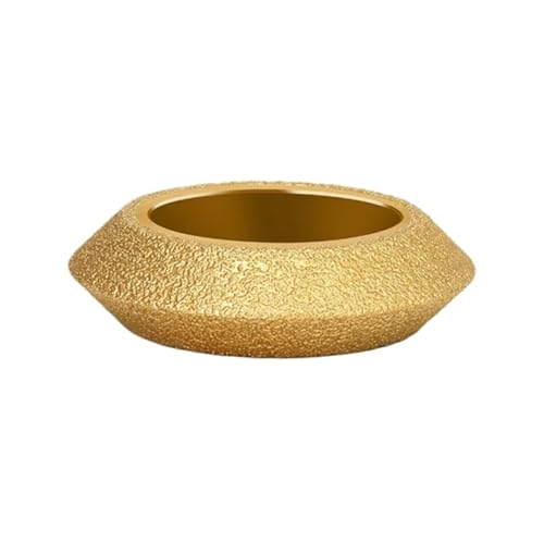 ZHaotn 20 mm Bohrungsdurchmesser, 3 Zoll, 75 mm, V-Form, trockenvakuumgelötete Diamantschleifscheibe, Halbrundkante, Marmorkantenprofil-Schleifscheibe von ZHaotn