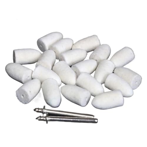 ZHaotn 20 pc/30 pc/50 pc Wollfilz Polieren Polieren Runde Rad Schleifen Pad 3mm Schaft for Dreh Werkzeug zubehör ZHaotn 20 pc/30 pc/50 pc Wollfilz Polieren Polieren Runde Rad Schleifen Pad 3mm Schaft for Dreh Werkzeug zubehör von ZHaotn
