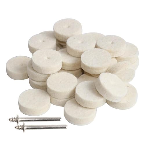 ZHaotn 20 pc/30 pc/50 pc Wollfilz Polieren Polieren Runde Rad Schleifen Pad 3mm Schaft for Dreh Werkzeug zubehör ZHaotn 20 pc/30 pc/50 pc Wollfilz Polieren Polieren Runde Rad Schleifen Pad 3mm Schaft for Dreh Werkzeug zubehör von ZHaotn