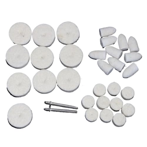 ZHaotn 20 pc/30 pc/50 pc Wollfilz Polieren Polieren Runde Rad Schleifen Pad 3mm Schaft for Dreh Werkzeug zubehör ZHaotn 20 pc/30 pc/50 pc Wollfilz Polieren Polieren Runde Rad Schleifen Pad 3mm Schaft for Dreh Werkzeug zubehör von ZHaotn