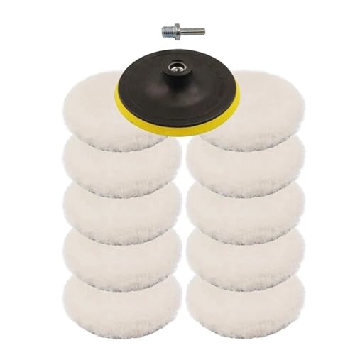 ZHaotn 3/4/5/6/7 Zoll M14 Polierpads Wollfilz Polierpad Rad for Fliesen Glas Edelstahl Autopolitur Kratzerreparaturwerkzeuge ZHaotn 3/4/5/6/7 Zoll M14 Polierpads Wollfilz Polierpad Rad for Fliesen Glas Edelstahl Autopolitur Kratzerreparaturwerkzeuge von ZHaotn