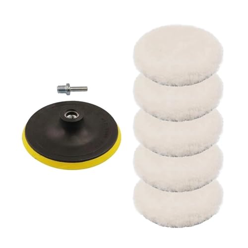 ZHaotn 3/4/5/6/7 Zoll M14 Polierpads Wollfilz Polierpad Rad for Fliesen Glas Edelstahl Autopolitur Kratzerreparaturwerkzeuge ZHaotn 3/4/5/6/7 Zoll M14 Polierpads Wollfilz Polierpad Rad for Fliesen Glas Edelstahl Autopolitur Kratzerreparaturwerkzeuge von ZHaotn