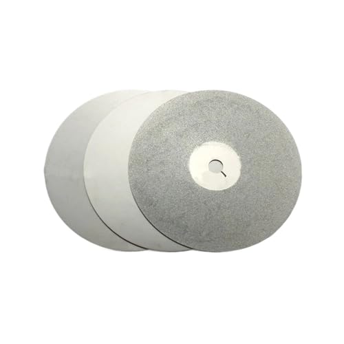 ZHaotn 3 Stücke 6 Zoll 150 mm Diamantbeschichtete Schleifscheibe 240/600/3000 Körnung Läppen Flaches Überlappen Polieren Schleifen Rad for Schmuck Glas Stein ZHaotn 3 Stücke 6 Zoll 150 mm Diamantbeschichtete Schleifscheibe 240/600/3000 Körnung Läppen Flaches Überlappen Polieren Schleifen Rad for Schmuck Glas Stein von ZHaotn