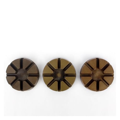 ZHaotn 3-Zoll-Betonboden-Schleifscheiben, 3-teiliges Diamant-Polierpad-Rad, 75 mm, Harzbindung for Betonpolieren, Diamantwerkzeug ZHaotn 3-Zoll-Betonboden-Schleifscheiben, 3-teiliges Diamant-Polierpad-Rad, 75 mm, Harzbindung for Betonpolieren, Diamantwerkzeug von ZHaotn