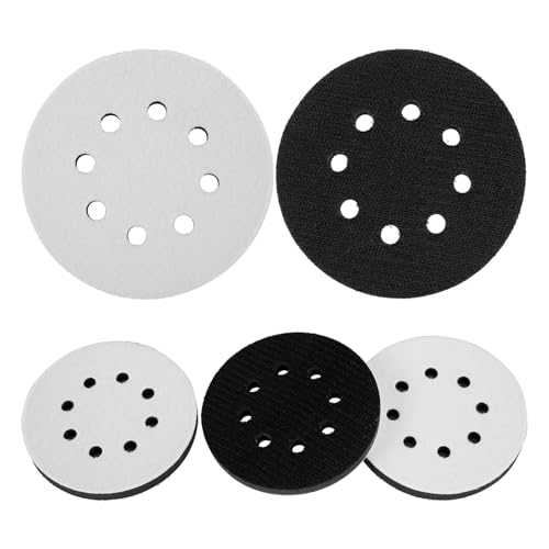 ZHaotn 5/10 STÜCKE Exzenterschleifer-Schaumstoffpad, Polierpad 5 Zoll 8 Löcher Klett-Schwammkissen Puffer-Stützpad for Exzenterschleifer ZHaotn 5/10 STÜCKE Exzenterschleifer-Schaumstoffpad, Polierpad 5 Zoll 8 Löcher Klett-Schwammkissen Puffer-Stützpad for Exzenterschleifer von ZHaotn