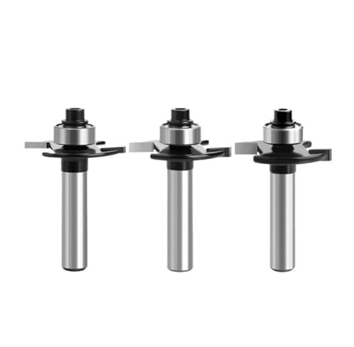 ZHaotn 8mm Schaft T-Nutenfräser Biscuit Joint Slot Cutter Jointing Slotting Router Bit 2mm Höhe Fräser Holzbearbeitung von ZHaotn