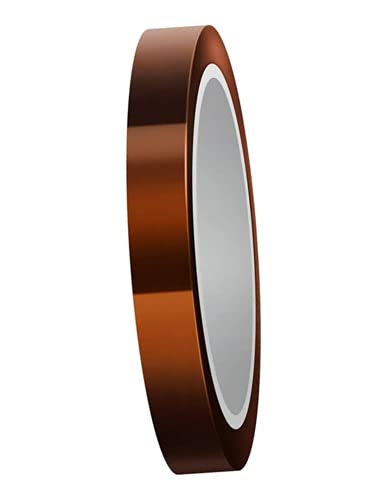 Hitzebeständiges Klebeband,Kapton Tape Hohen Temperaturen Klebeband Polyimid Elektronik Isolierband für 3D-Drucker Löten, Pulverbeschichtung, Sublimation und isolierenden Leiterplatten (10 mm x 33 m) Hitzebeständiges Klebeband,Kapton Tape Hohen Temperaturen Klebeband Polyimid Elektronik Isolierband für 3D-Drucker Löten, Pulverbeschichtung, Sublimation und isolierenden Leiterplatten (10 mm x 33 m) von ZHjuju
