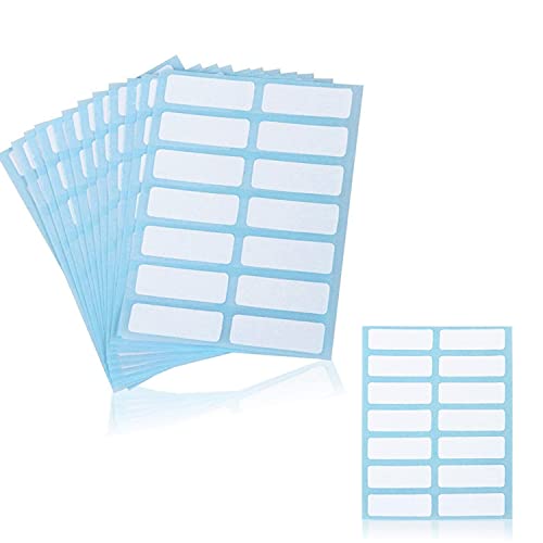 ZHjuju Klebeetikett,336Pcs Universal Klebeetiketten Tiefkühletiketten für Haushalt 13 x 38 mm Selbstklebend Klebeetiketten für Flaschenkisten Box Schule Büro Küche. von ZHjuju