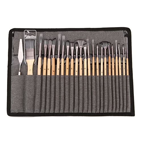 24pcs Hölzerne Pinsel Paintbrush Maler Set Tragbares Kunstset Für Kinderanfänger Leinwand Felsen Acryl Acrylmalerei 24pcs Hölzerne Pinsel Paintbrush Maler Set Tragbares Kunstset Für Kinderanfänger Leinwand Felsen Acryl Acrylmalerei von ZIDDAR