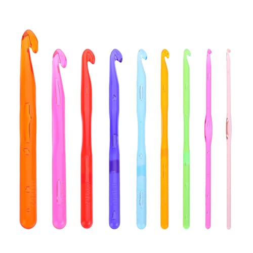 9-pieces Ergonomische Häkelhaken Für Anfänger Die Erwachsene Häkeln Von Pullover 3-10 Mm 12 Mm Gefärbter Häkelhaken Häkeln 9-pieces Ergonomische Häkelhaken Für Anfänger Die Erwachsene Häkeln Von Pullover 3-10 Mm 12 Mm Gefärbter Häkelhaken Häkeln von ZIDDAR