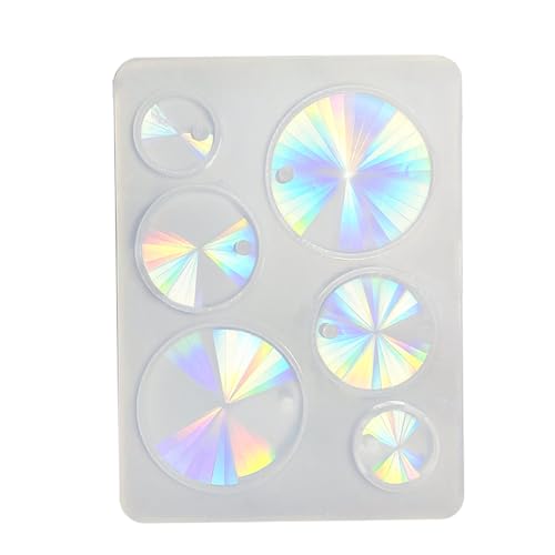 Holographische Riesinformen Oval Anhänger Silikonform Für Epoxidguss Rhombus Anhänger Dekoration Schimmelschmuck Schmuckwerkzeuge von ZIDDAR