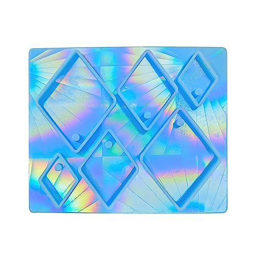 Holographische Riesinformen Oval Anhänger Silikonform Für Epoxidguss Rhombus Anhänger Dekoration Schimmelschmuck Schmuckwerkzeuge Holographische Riesinformen Oval Anhänger Silikonform Für Epoxidguss Rhombus Anhänger Dekoration Schimmelschmuck Schmuckwerkzeuge von ZIDDAR