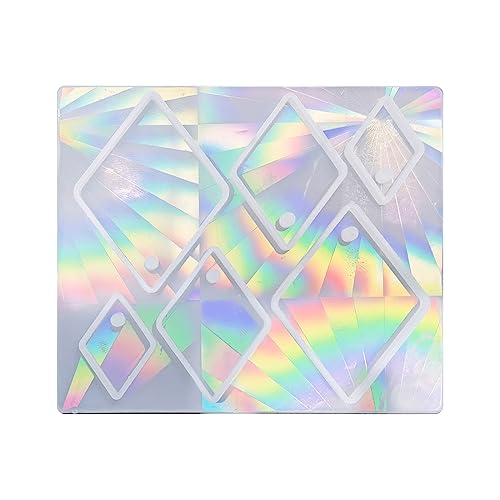 Holographische Riesinformen Oval Anhänger Silikonform Für Epoxidguss Rhombus Anhänger Dekoration Schimmelschmuck Schmuckwerkzeuge Holographische Riesinformen Oval Anhänger Silikonform Für Epoxidguss Rhombus Anhänger Dekoration Schimmelschmuck Schmuckwerkzeuge von ZIDDAR