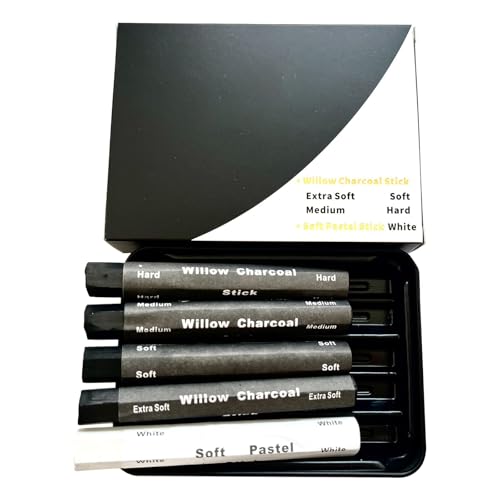Holzkohlezeichnung Set Set Charcoal Sticks Künstler Stifte Wasserlösliche Streifen Zum Zeichnen Von Skizzieren Von Schattierungen Wasserlösliche Streifen Stifte Sticks Kunstzubehör Holzkohlezeichnung Set Set Charcoal Sticks Künstler Stifte Wasserlösliche Streifen Zum Zeichnen Von Skizzieren Von Schattierungen Wasserlösliche Streifen Stifte Sticks Kunstzubehör von ZIDDAR