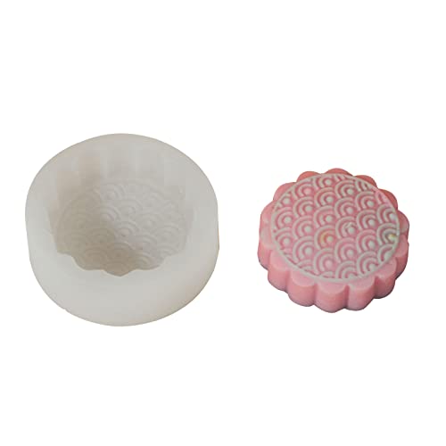 Rundes Muster Silikonform Form Seifenform Für Kuchen Muffin Gelee Mit Schokolade Making Formenform von ZIDDAR