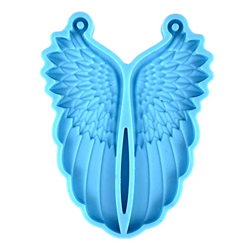 Spiegel Engel Flügel Orament Schimmel Silikon Anhänger Schimmel Ohrring Schmuck Epoxidharz Guss Schmuck Making Handwerk von ZIDDAR