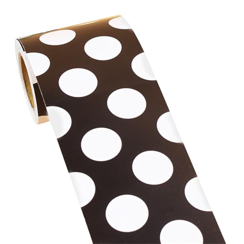 Weiße Schwarze Punkte Grenzverkleidung Wand Aufkleber Bulletin Board Grenztrimiere 32 8ft Für Klassenzimmer Notbrett Tafel Tafel Weiße Schwarze Punkte Grenzverkleidung Wand Aufkleber Bulletin Board Grenztrimiere 32 8ft Für Klassenzimmer Notbrett Tafel Tafel von ZIDDAR