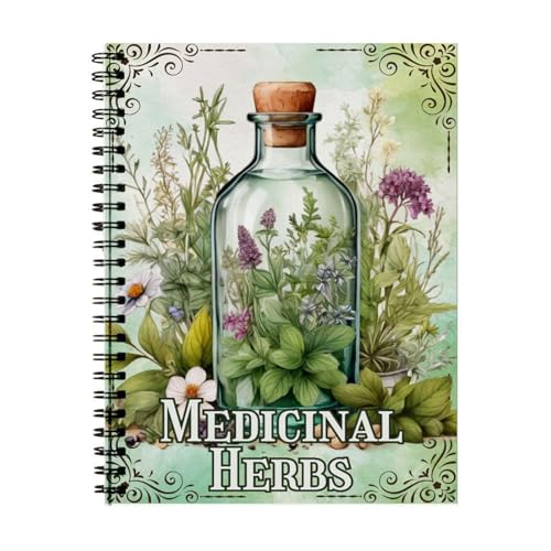 ZIDDAR Medizinische Pflanzenstudie Notebook Twin Spule Bindung Herbal Journal Note Buch 8.27x5.51inch Für Kräuterstudien Und Tägliche Notizen ZIDDAR Medizinische Pflanzenstudie Notebook Twin Spule Bindung Herbal Journal Note Buch 8.27x5.51inch Für Kräuterstudien Und Tägliche Notizen von ZIDDAR