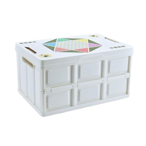 Aufbewahrungsbehälter Zusammenklappbarer Kofferraum-Organizer mit Deckel, Outdoor-Camping-Aufbewahrungsbox, multifunktionale, faltbare Heimaufbewahrung, Sortierbox, Picknick-Aufbewahrungsbox Faltbare von ZIGUIhsou-11