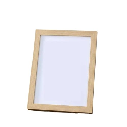 ZIHDKE Bilderrahmen 3 Stück Holz-Fotorahmen for Aufhängen an der Wand, Holz-Bilderrahmen for Bilder, Foto-Dekoration, Gedenkfeier(Khaki,6 inch) von ZIHDKE