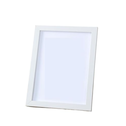 ZIHDKE Bilderrahmen 3 Stück Holz-Fotorahmen for Aufhängen an der Wand, Holz-Bilderrahmen for Bilder, Foto-Dekoration, Gedenkfeier(White,7 inch) von ZIHDKE