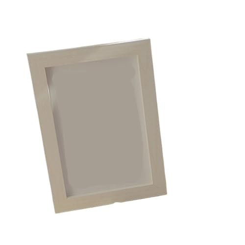 ZIHDKE Bilderrahmen 4 Stück Holz-Fotorahmen for Bilder, Wand-Bilderrahmen, Ständer for Bilder, Desktop-Dekoration(White Frame,9X13cm 5inch) von ZIHDKE