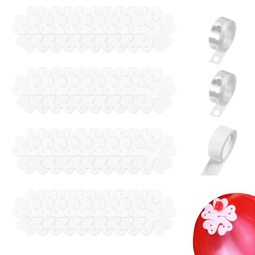 ZIJANG Luftballon Bogen, 100 Stück Luftballon Clips, Hochzeitsfeier Einlagige Ballon Bogen, Ballonschnallen Pflaumenblütenclip, für Hochzeiten, Geburtstage Dekorationen ZIJANG Luftballon Bogen, 100 Stück Luftballon Clips, Hochzeitsfeier Einlagige Ballon Bogen, Ballonschnallen Pflaumenblütenclip, für Hochzeiten, Geburtstage Dekorationen von ZIJANG