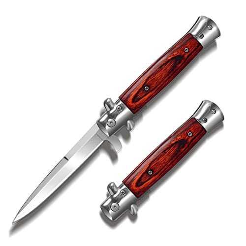 ZIMAIC Klappmesser Taschenmesser & Messerschärfer, Outdoor Messer für Camping, Survival, Angeln, Geschenk für Männer von ZIMAIC