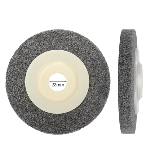 5/10 Stück 5/4,5 Zoll 115 Mm Nylonfaser-Polierscheibe Vlies-Schleifscheibe 125 Mm Bohrung 7/8 Zoll Schleifpolierscheibe For Metall(4.5inch,5pcs) von ZINTCBLGE