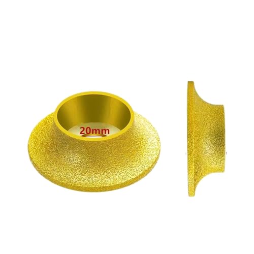 74 Mm * 20 Lötdiamanten Marmorkantenscheiben Winkelschleifer-Schleifscheibe 1/4 Rundhandprofilscheibe(1Pcs 20mm) von ZINTCBLGE