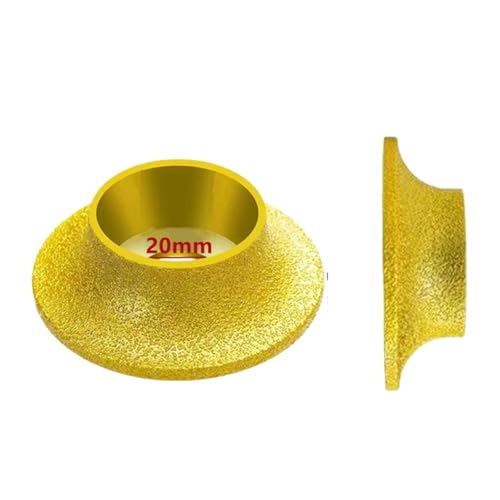 74 Mm * 20 Lötdiamanten Marmorkantenscheiben Winkelschleifer-Schleifscheibe 1/4 Rundhandprofilscheibe(1Pcs 25mm) von ZINTCBLGE